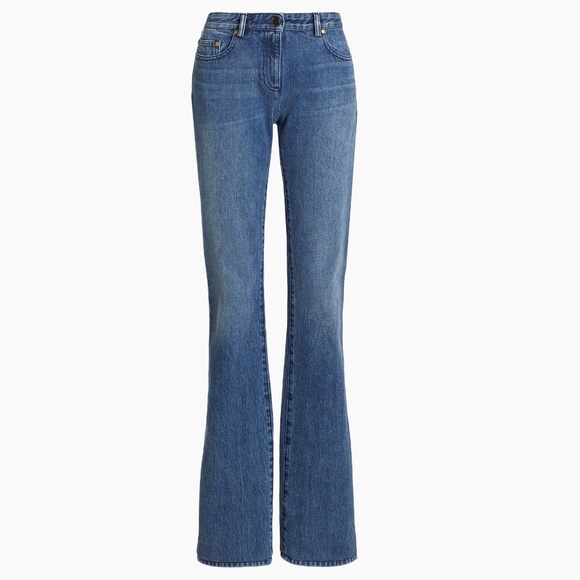 Michael Kors Collection Cotton Slim Stovepipe Jeans in Indigo - Picture 6 of 6